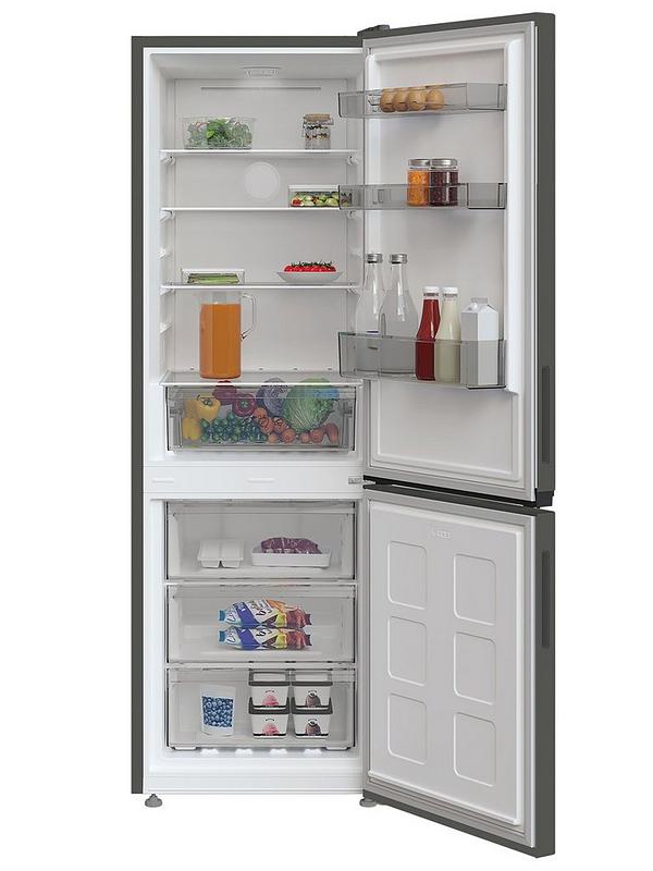 Indesit INK21411G4UK 60/40 Total No Frost Fridge Freezer - Grey - Image 2